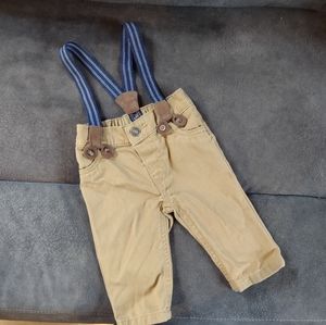 3/$20 carter's3M boys pants and suspenders set